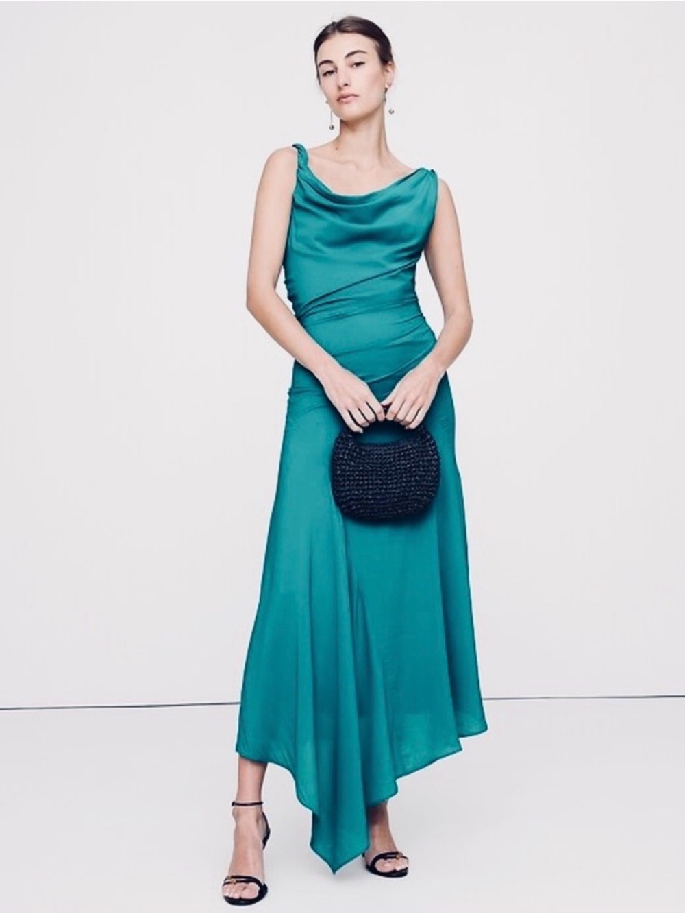 NWT Banana Republic Twist Strap Draped Dress
